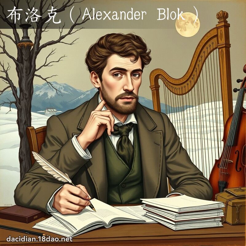 布洛克（Alexander Blok） - 國語大辭典配圖