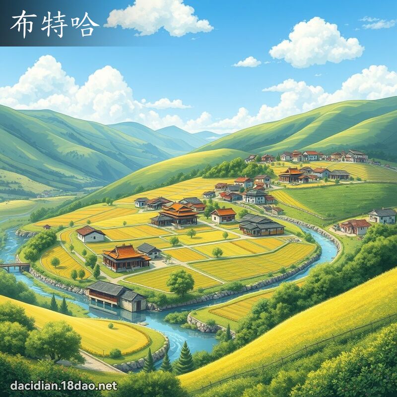 布特哈 - 國語大辭典配圖