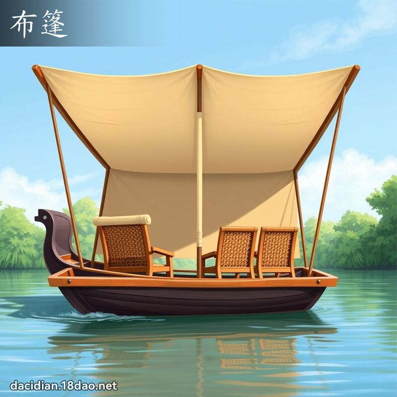 布篷 - 國語大辭典配圖