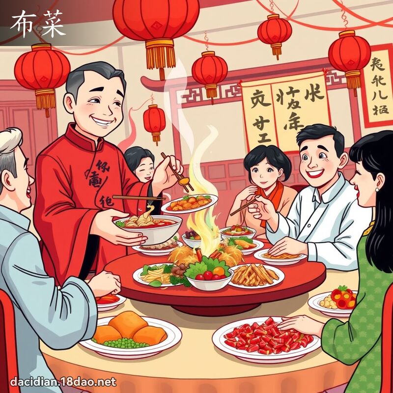 布菜 - 国语大辞典配图