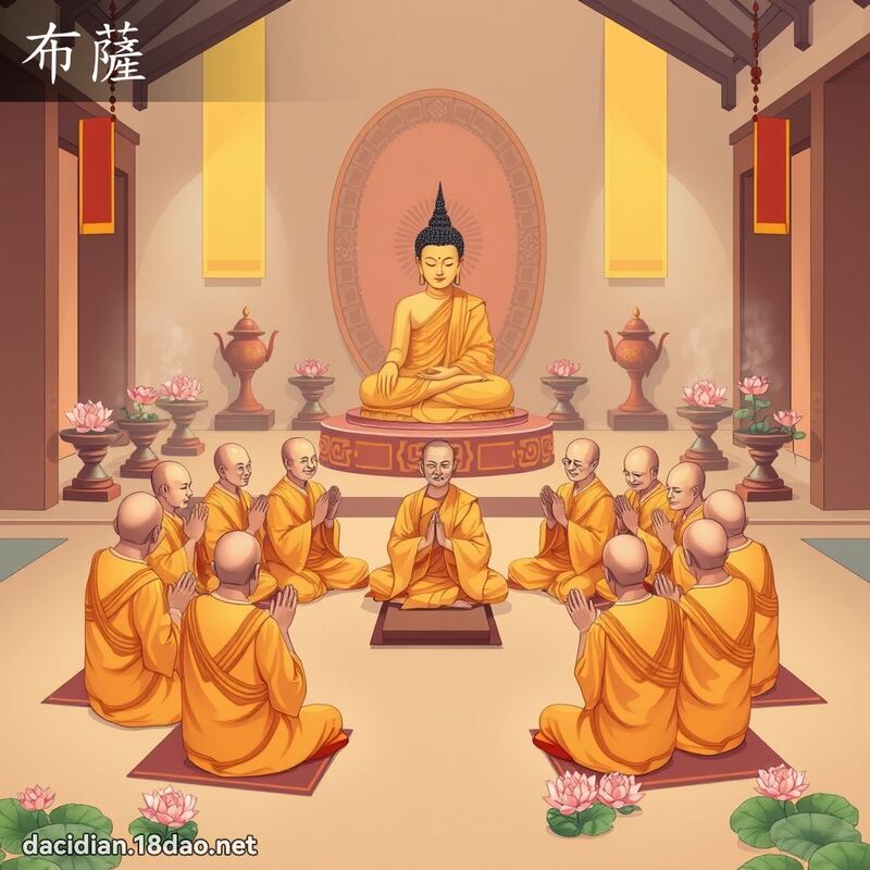 布薩 - 國語大辭典配圖
