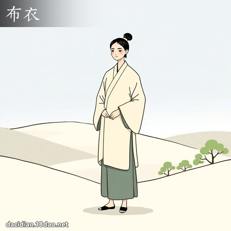 布衣 - 國語大辭典配圖