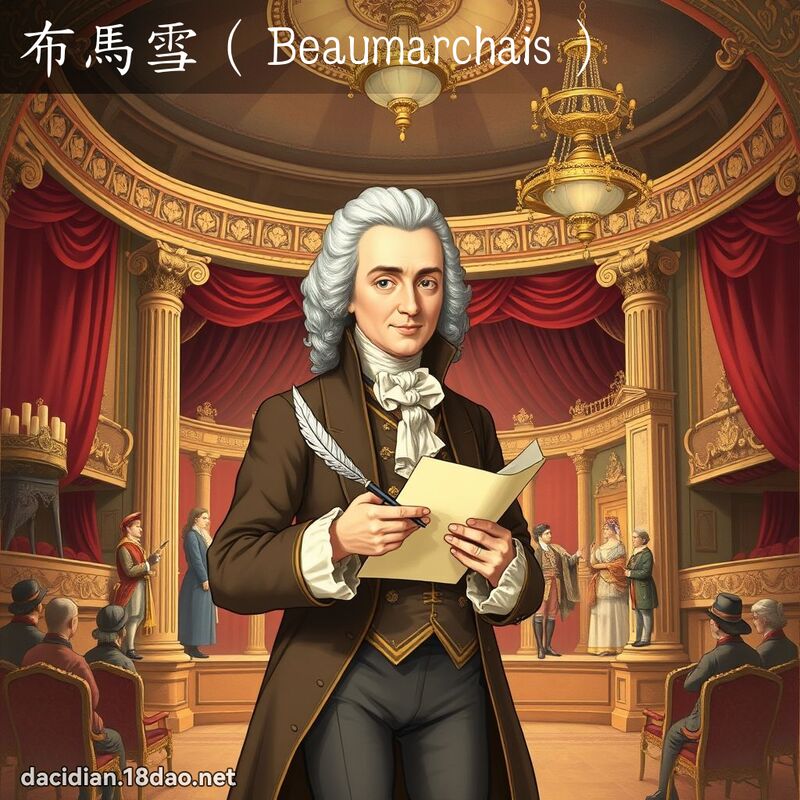 布马雪（Beaumarchais） - 国语大辞典配图