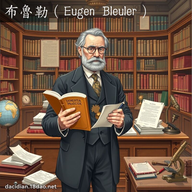 布鲁勒（Eugen Bleuler） - 国语大辞典配图