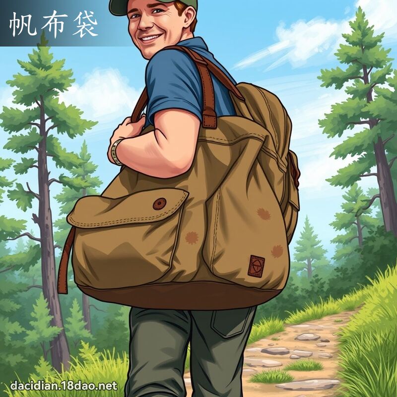 帆布袋 - 國語大辭典配圖