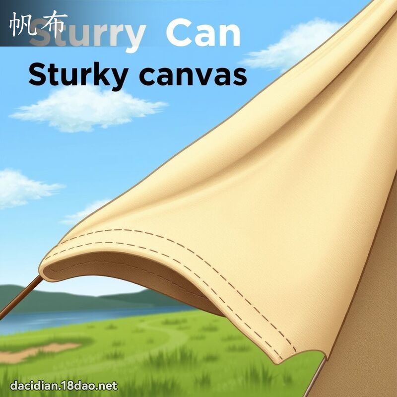 帆布 - 国语大辞典配图