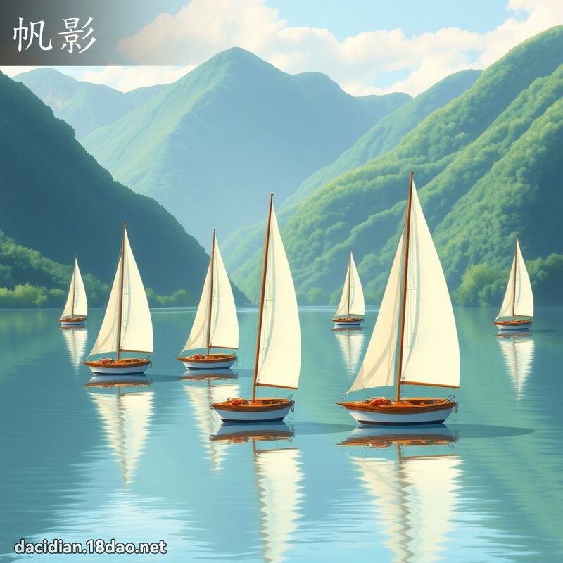帆影 - 國語大辭典配圖