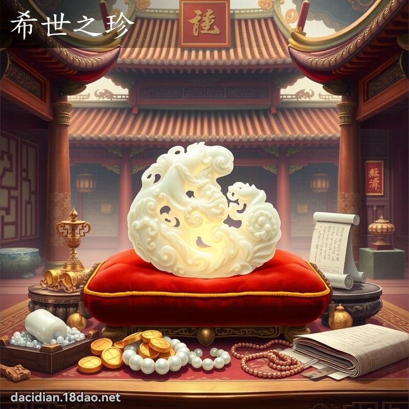 希世之珍 - 國語大辭典配圖