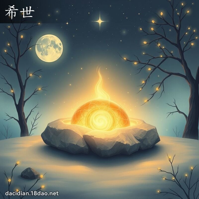 希世 - 國語大辭典配圖