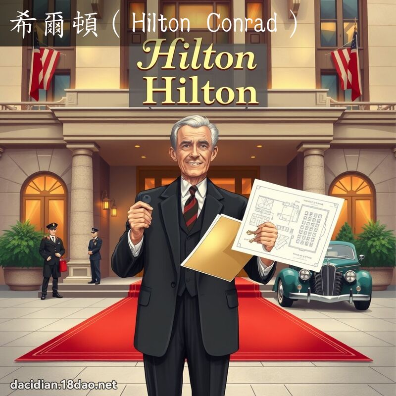 希爾頓（Hilton Conrad） - 國語大辭典配圖