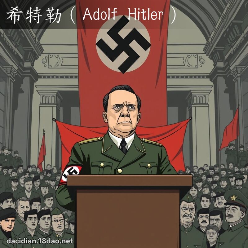 希特勒（Adolf Hitler） - 國語大辭典配圖