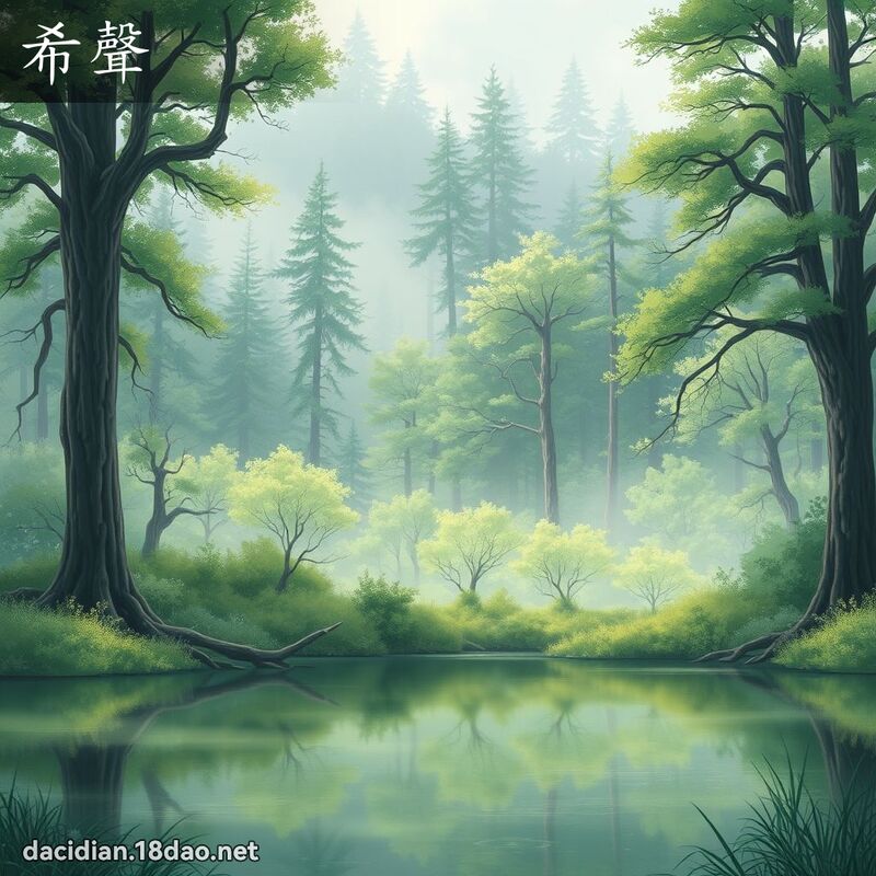 希声 - 国语大辞典配图