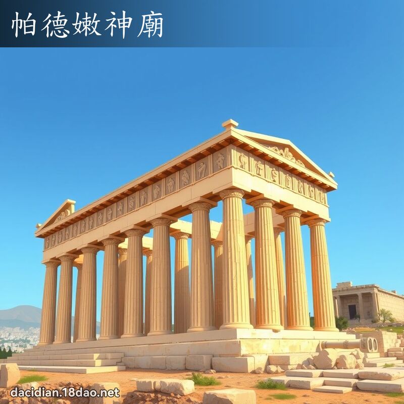 帕德嫩神庙 - 国语大辞典配图