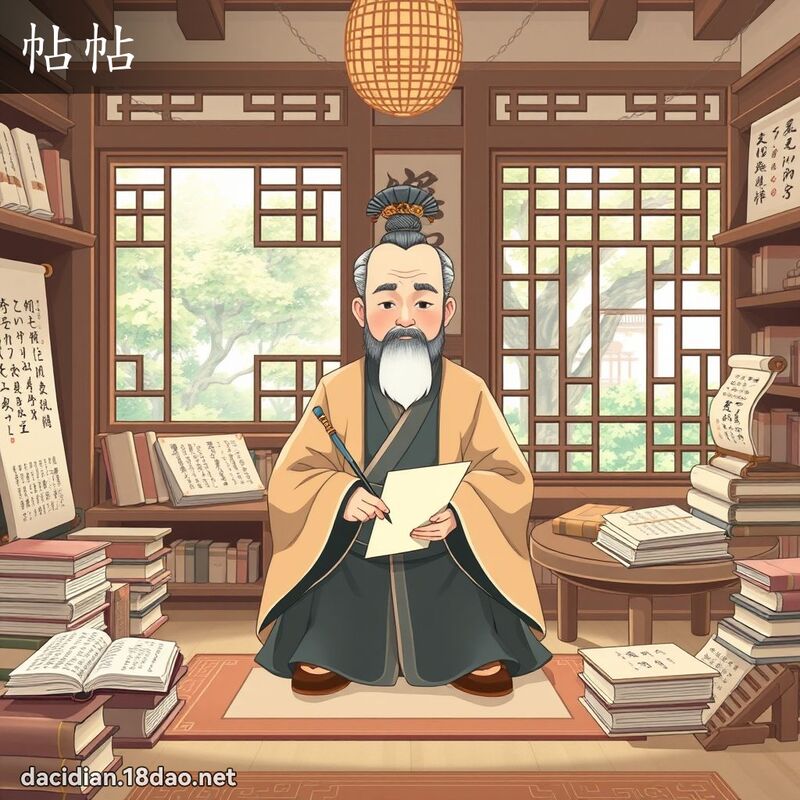 帖帖 - 国语大辞典配图