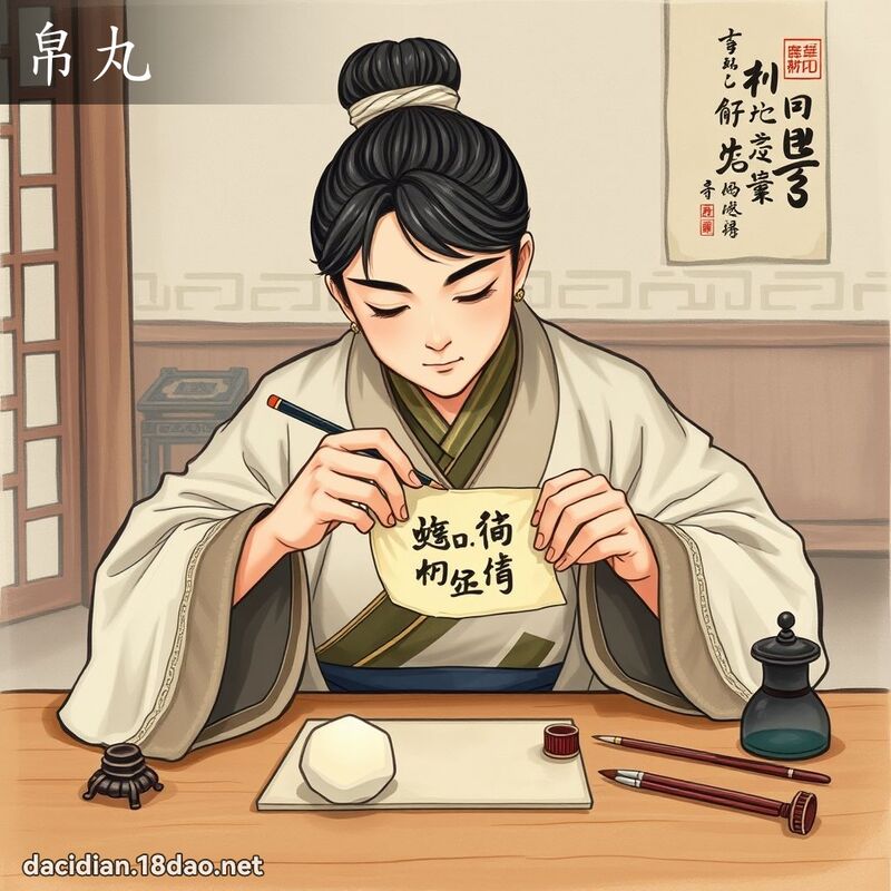 帛丸 - 国语大辞典配图