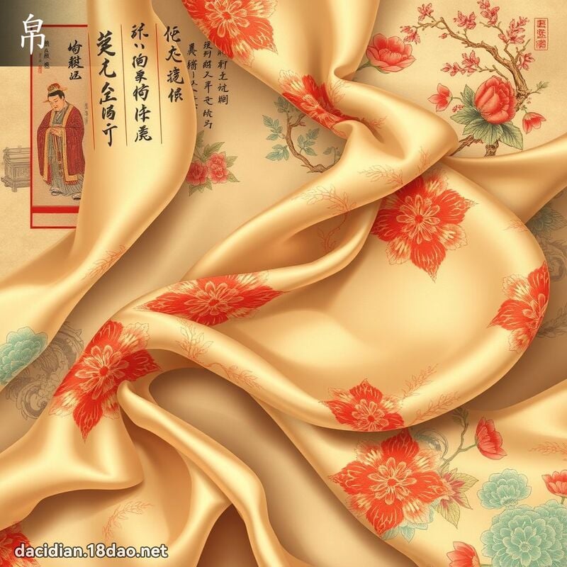 帛 - 國語大辭典配圖