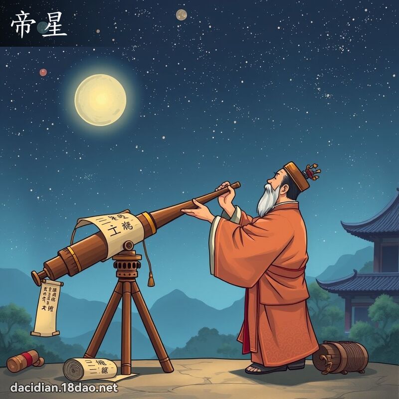 帝星 - 國語大辭典配圖