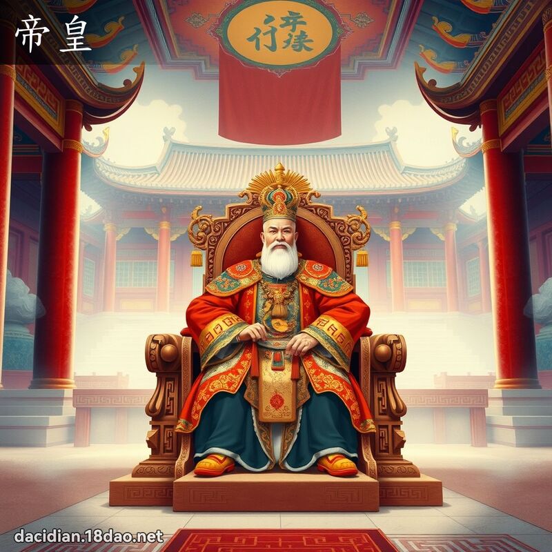 帝皇 - 國語大辭典配圖