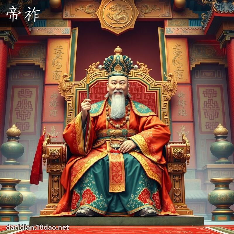 帝祚 - 國語大辭典配圖