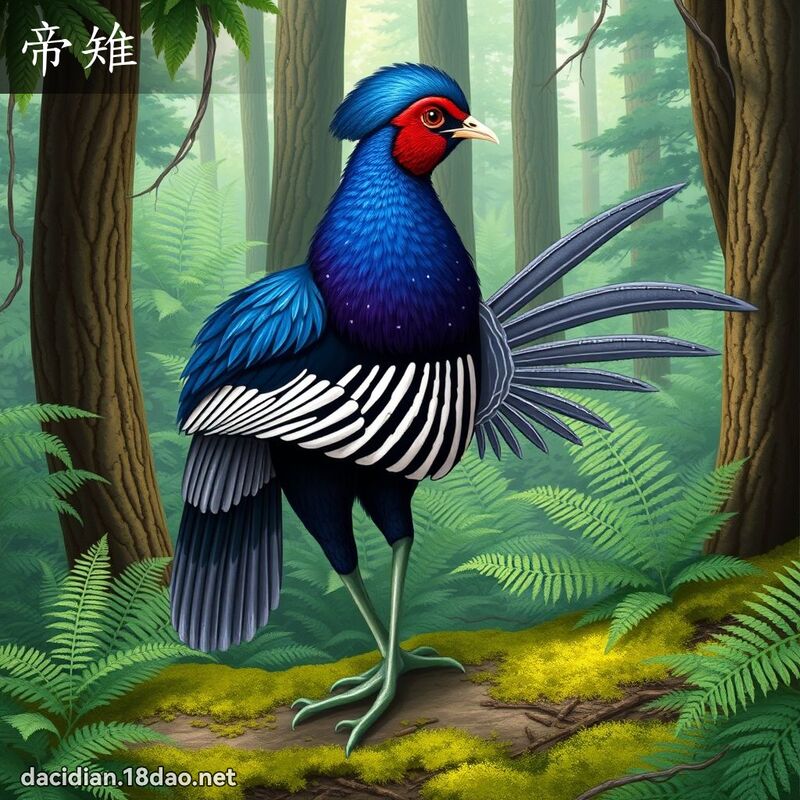 帝雉 - 國語大辭典配圖
