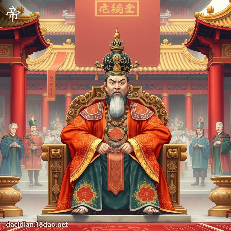 帝 - 國語大辭典配圖