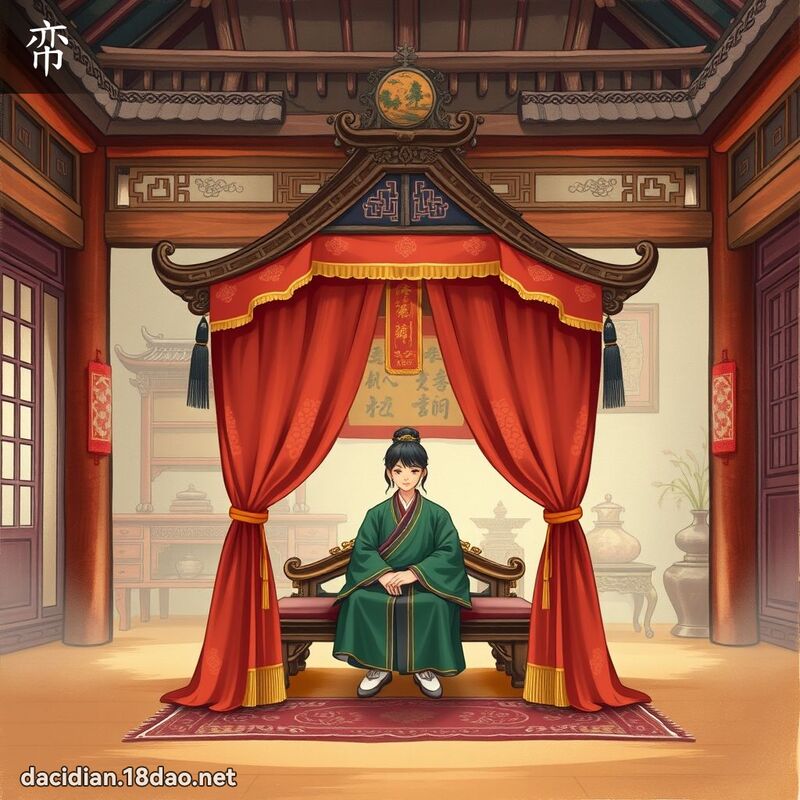 帟 - 国语大辞典配图