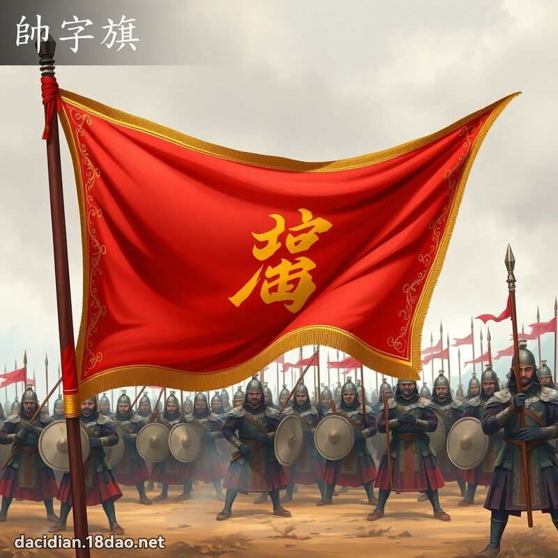 帅字旗 - 国语大辞典配图