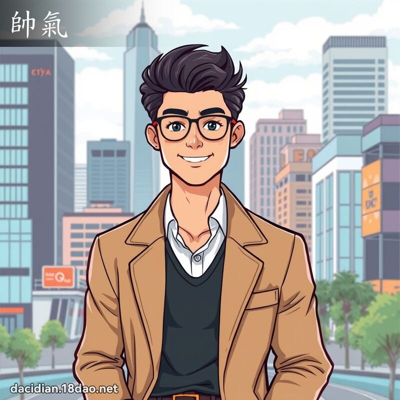 帥氣 - 國語大辭典配圖