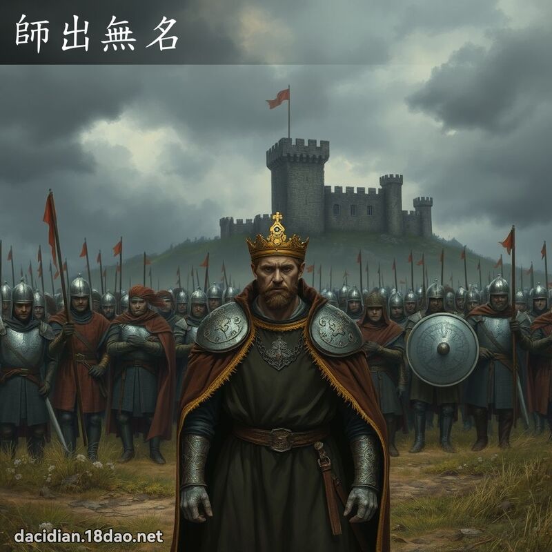 师出无名 - 国语大辞典配图