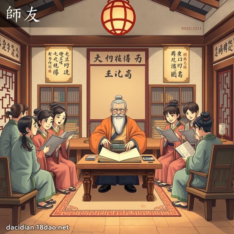 師友 - 國語大辭典配圖