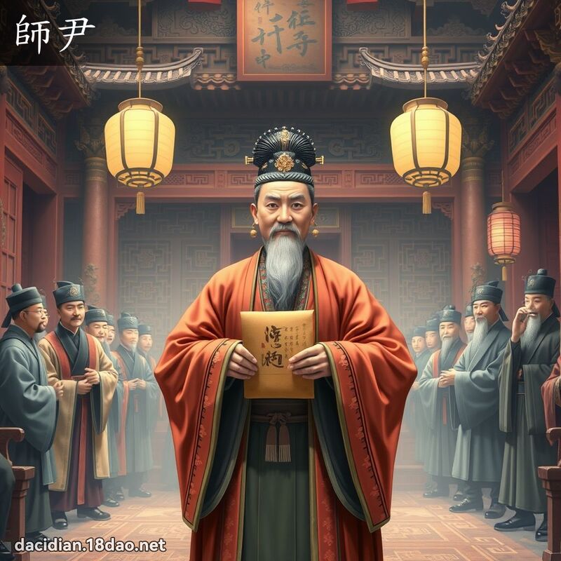 師尹 - 國語大辭典配圖
