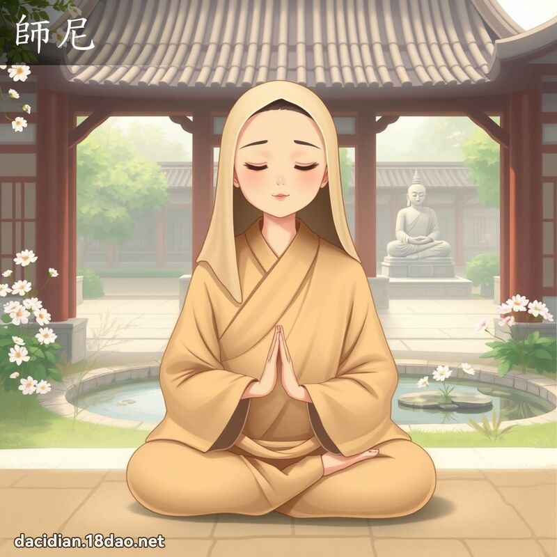 師尼 - 國語大辭典配圖