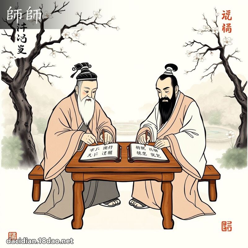 師師 - 國語大辭典配圖