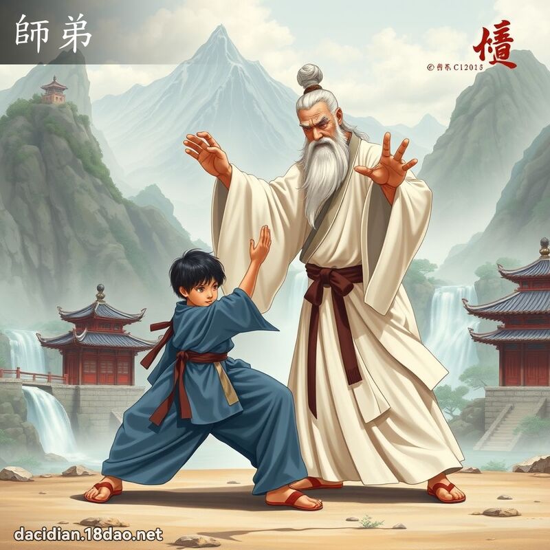 師弟 - 國語大辭典配圖