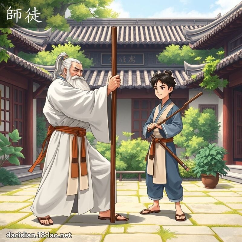 师徒 - 国语大辞典配图