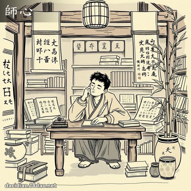 師心 - 國語大辭典配圖