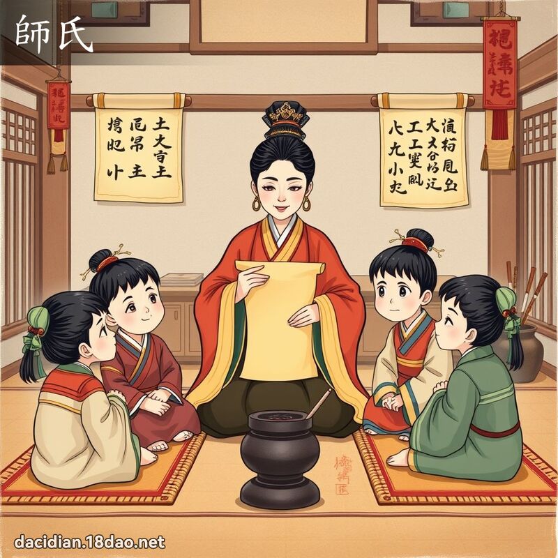 師氏 - 國語大辭典配圖