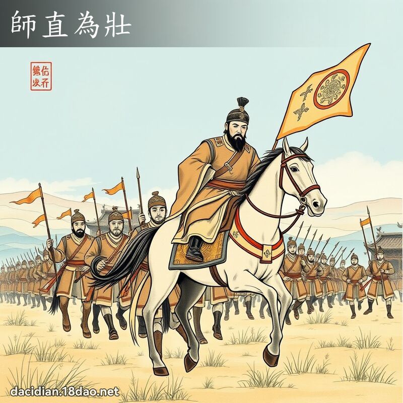 師直為壯 - 國語大辭典配圖