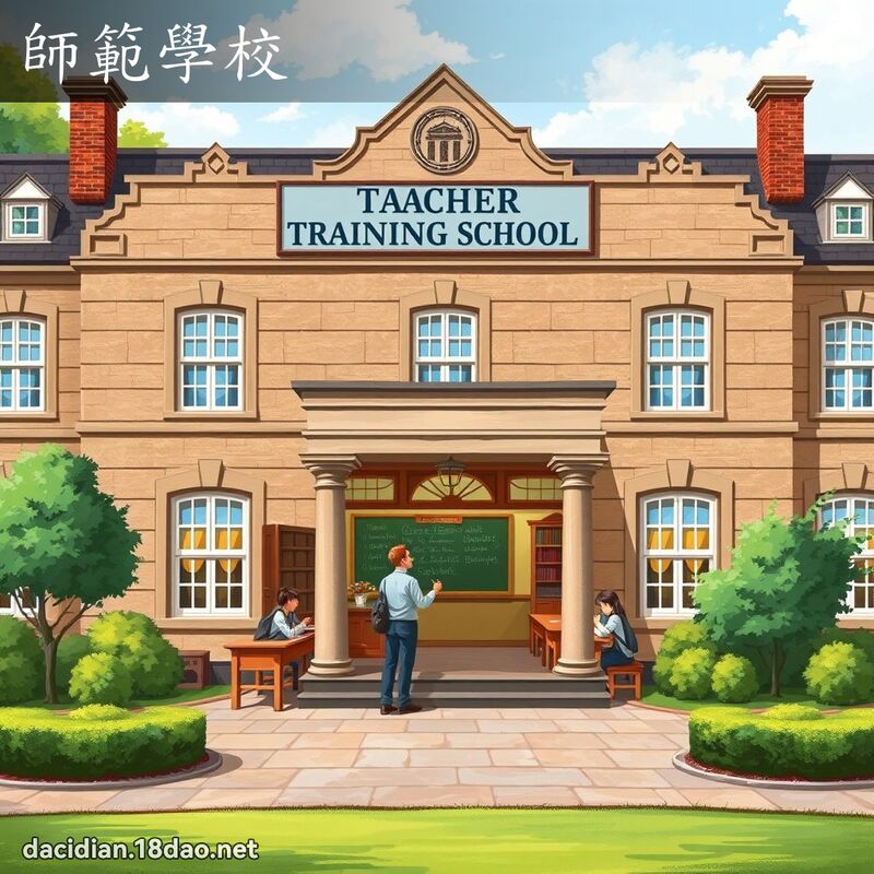 師範學校 - 國語大辭典配圖