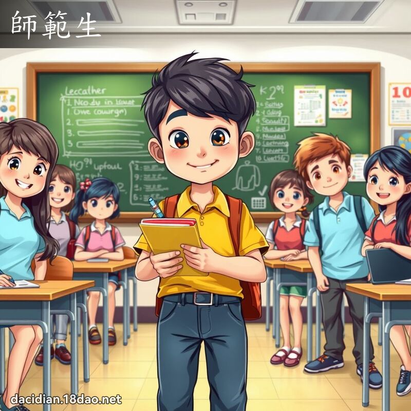 師範生 - 國語大辭典配圖