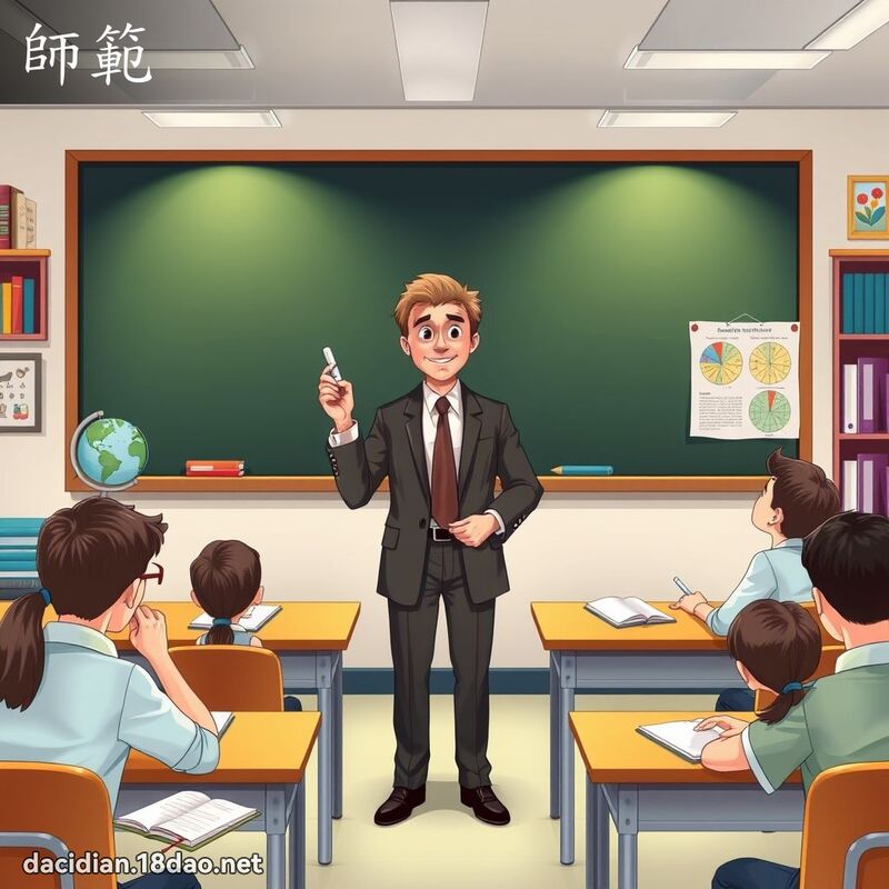 師範 - 國語大辭典配圖