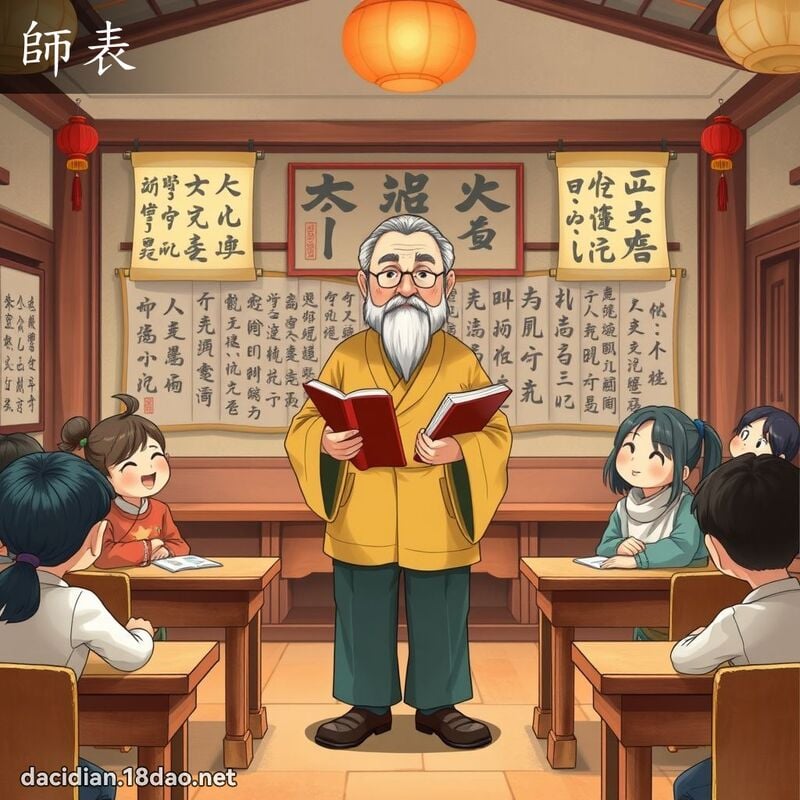 師表 - 國語大辭典配圖