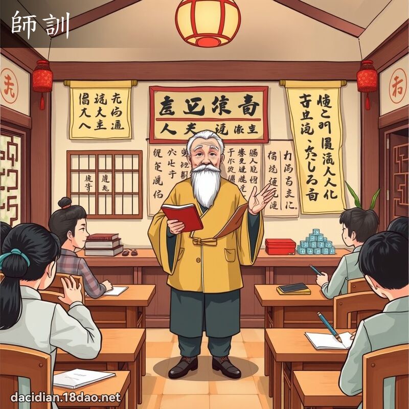 师训 - 国语大辞典配图