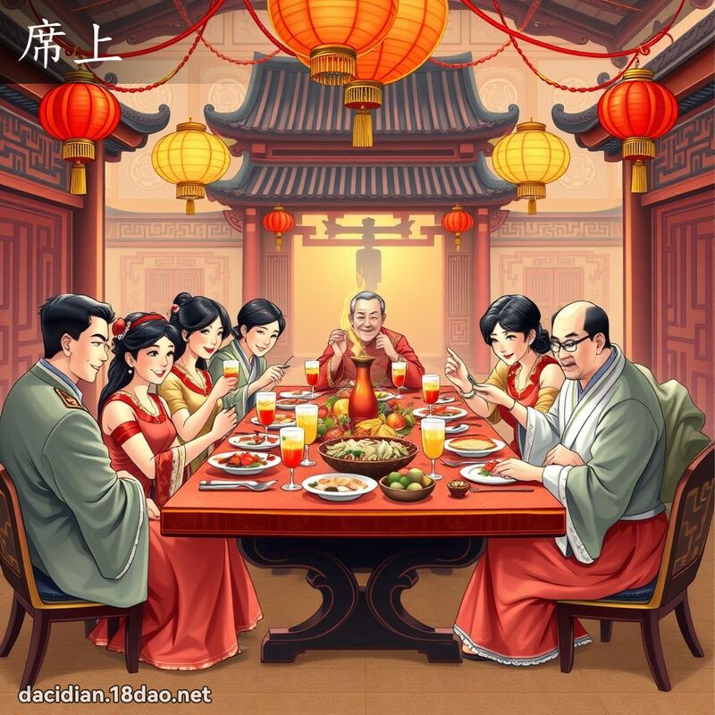 席上 - 國語大辭典配圖