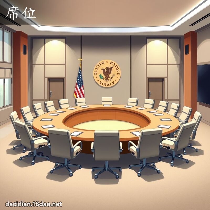 席位 - 国语大辞典配图