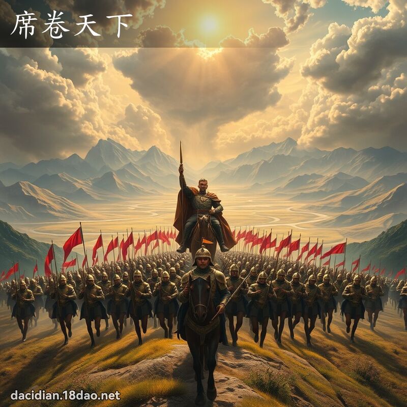 席卷天下 - 國語大辭典配圖