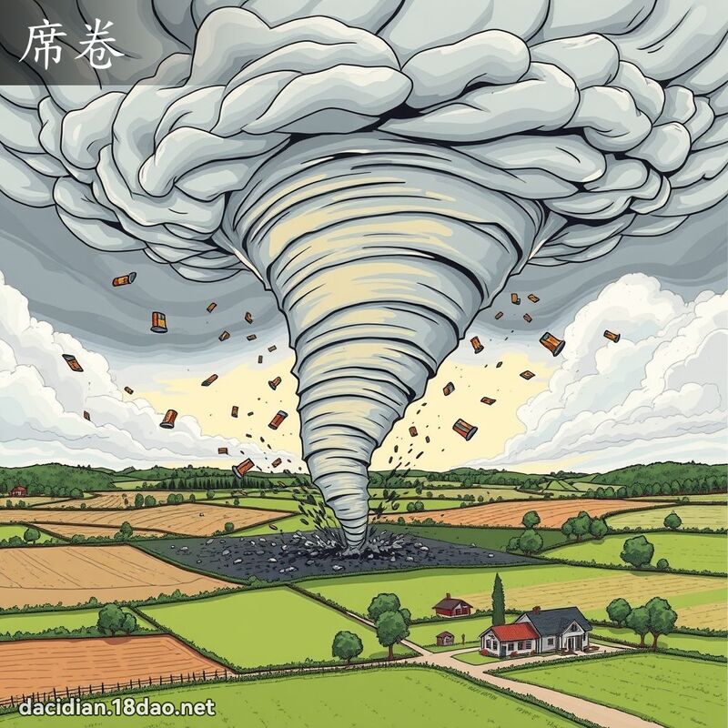 席卷 - 国语大辞典配图