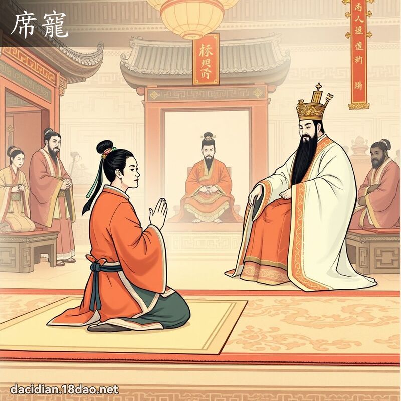 席宠 - 国语大辞典配图