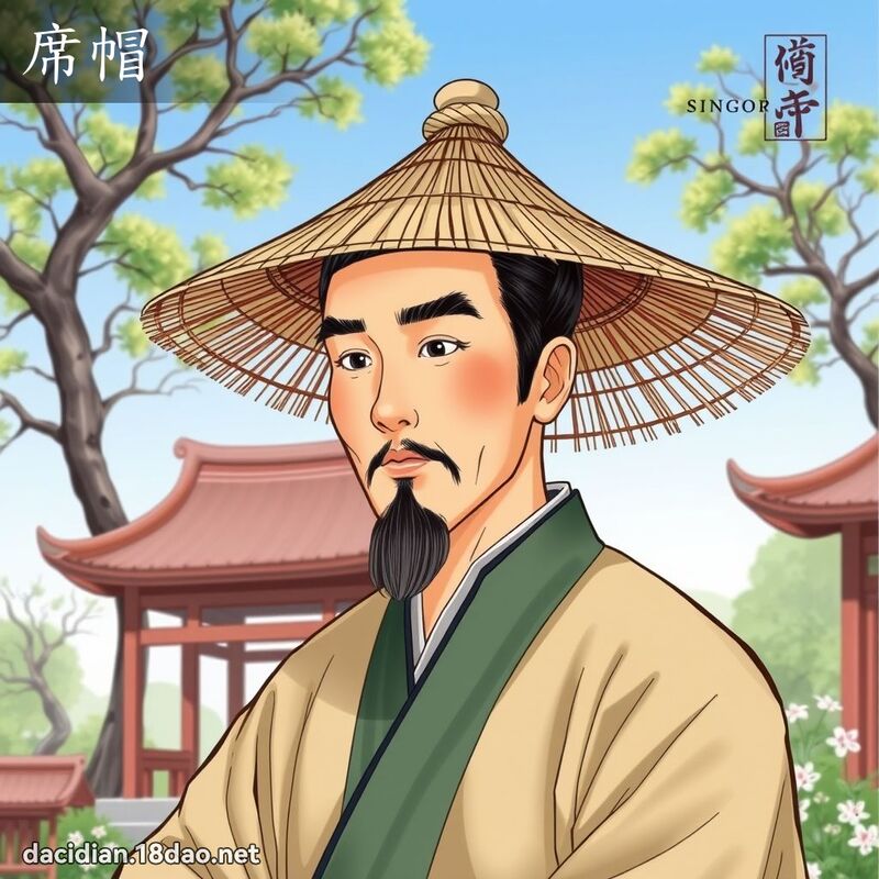 席帽 - 国语大辞典配图