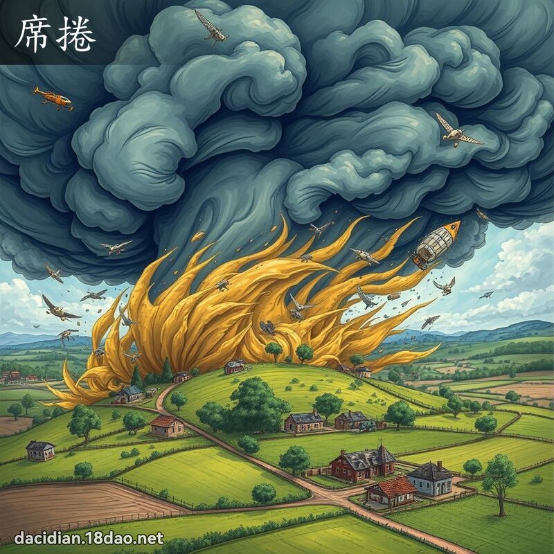 席捲 - 國語大辭典配圖
